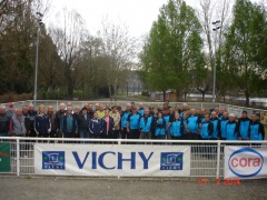 une partie de l'effectif de vichy pétanque 